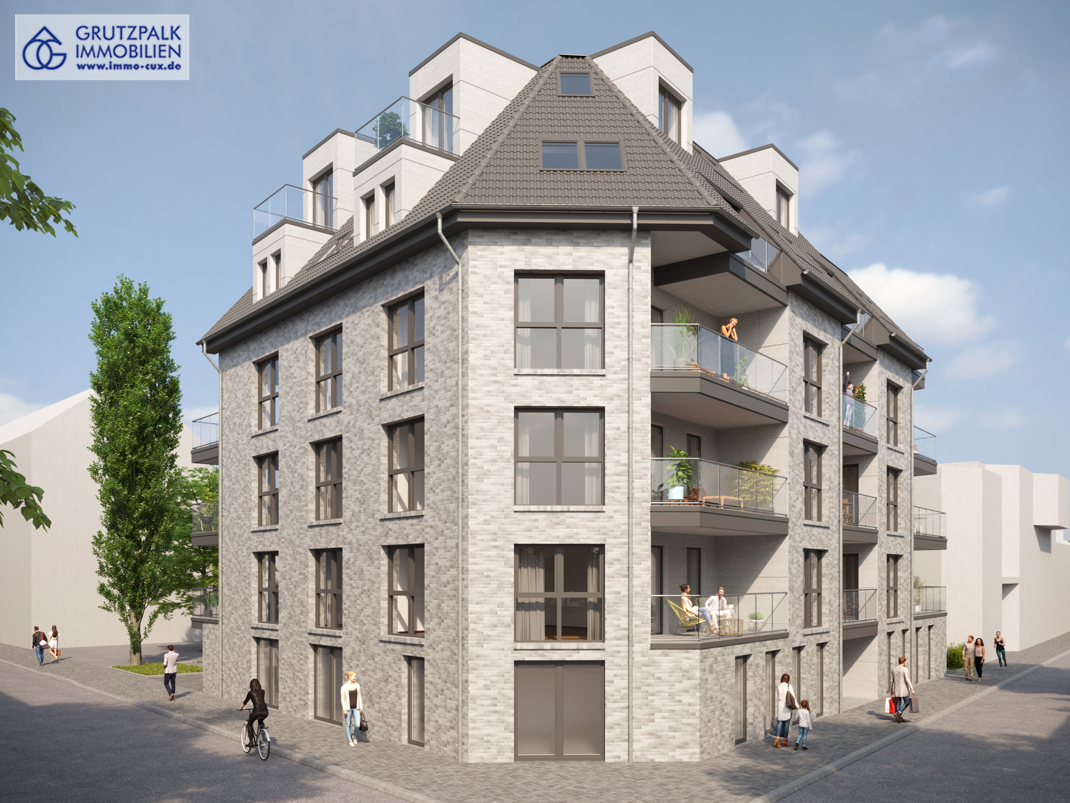 Ansicht Burggrabenpalais Südwest